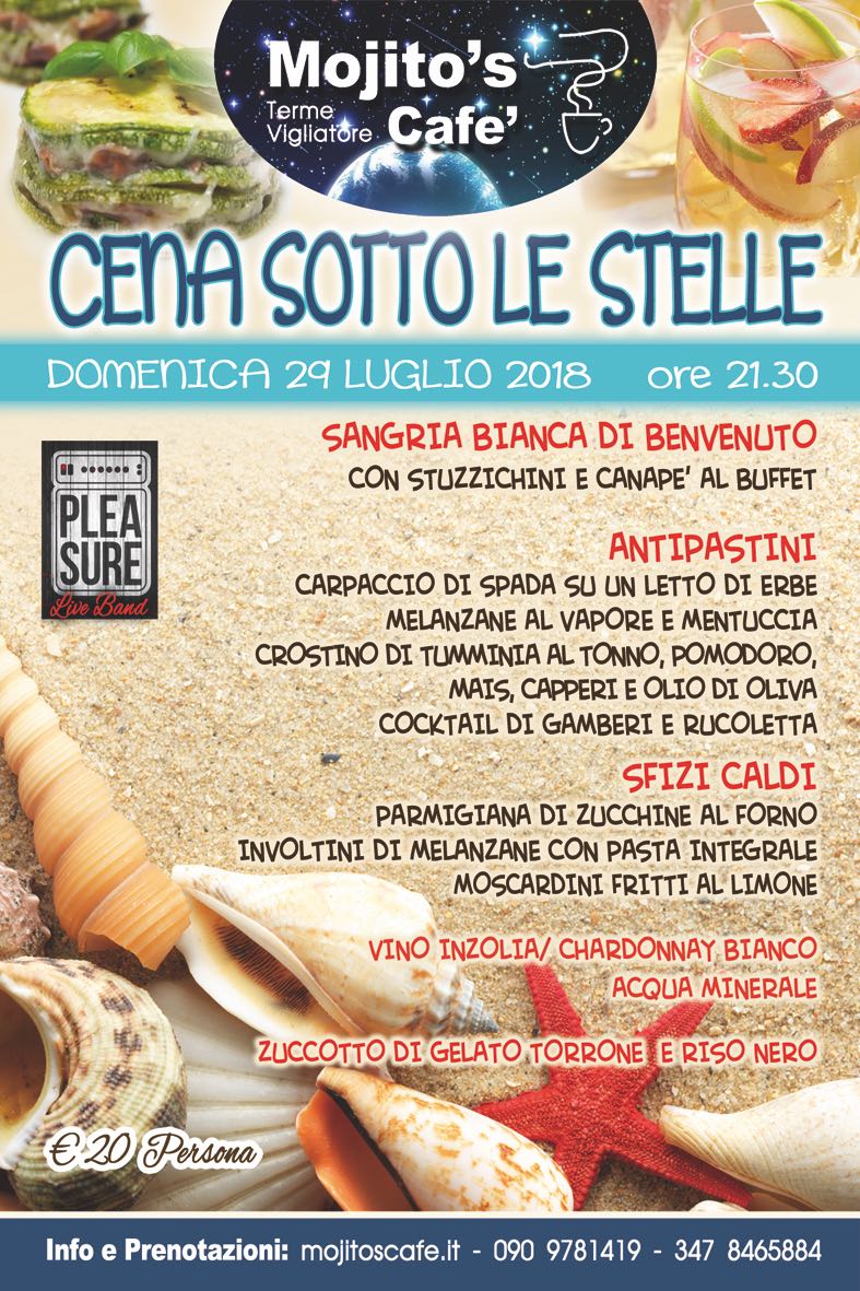 Cena sotto le stelle